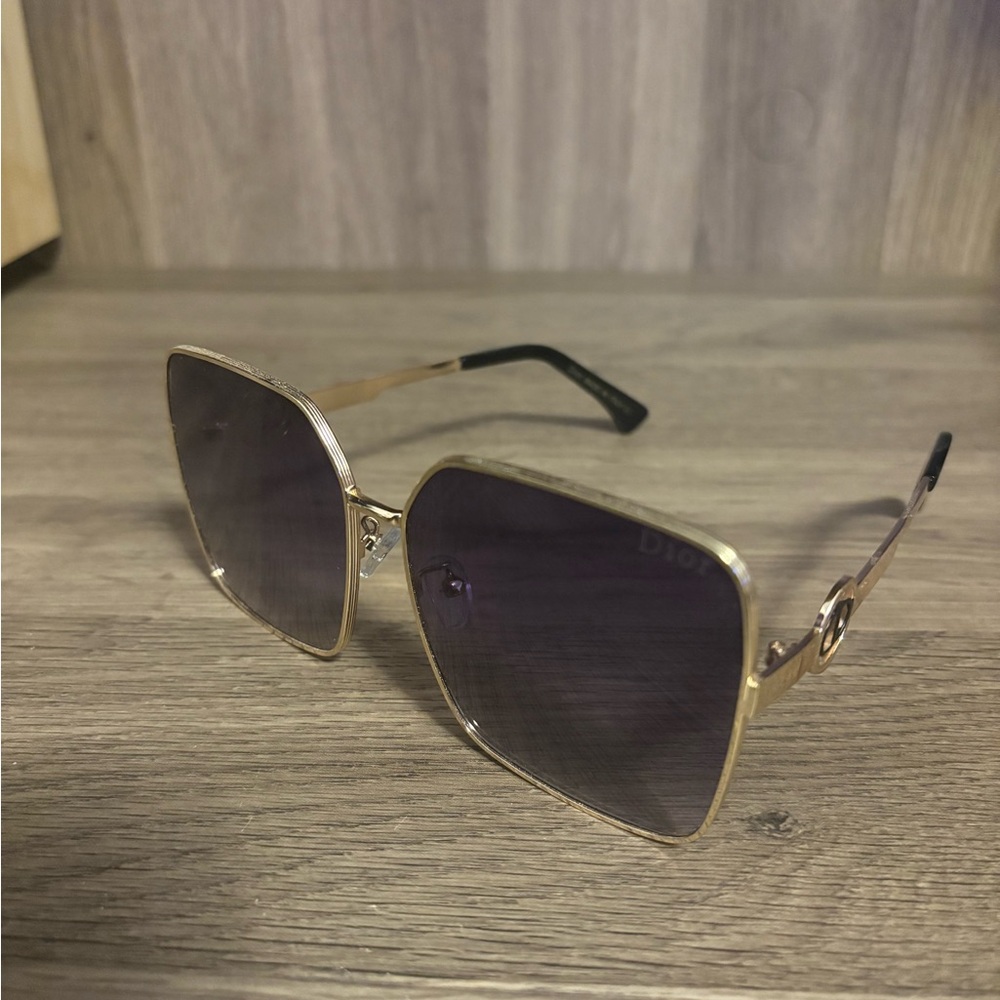 Gold and Black Sunglasses